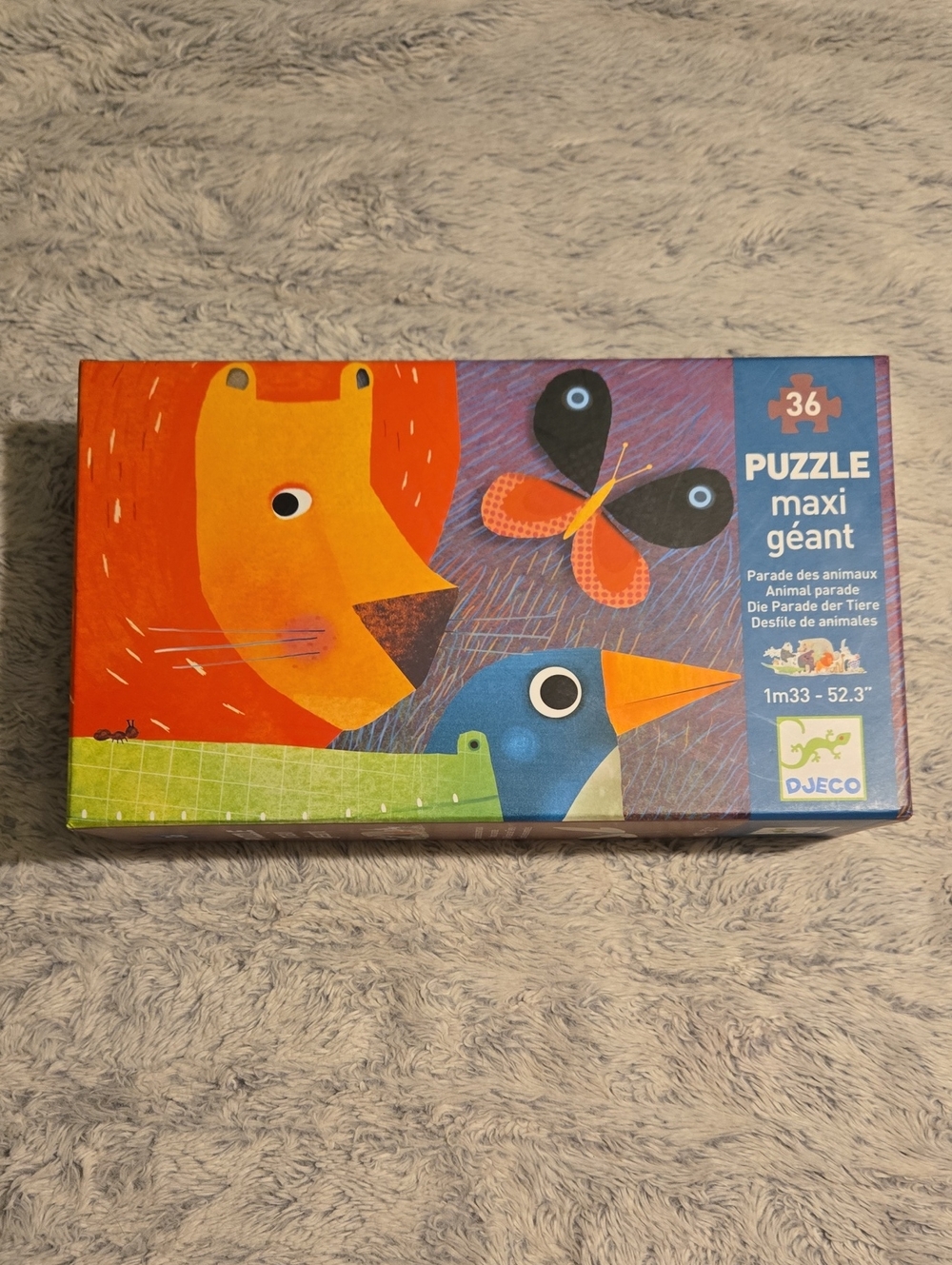 Djeco Kids' Maxi Puzzle  - Animal Parade 36 pcs Floor Puzzle
